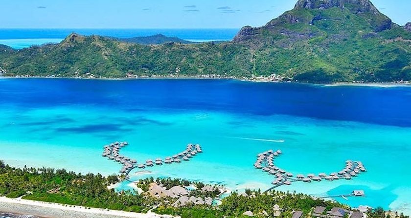 schoenste Orte der Welt Intercontinental Bora Bora Resort & Thalasso Spa Villen auf dem Meer