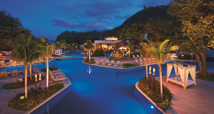 Schönste Orte der Welt Dreams Las Marias Costa Rica Pool bei Nacht