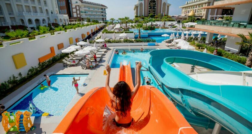 schönste Orte der Welt Side Sunport Hotel & Spa in der Türkei Wasserrutschen
